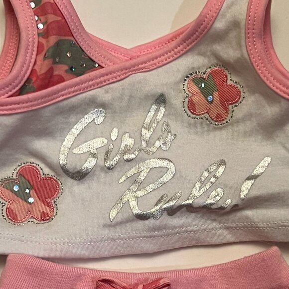 Build-A-Bear Pink Camoflauge Outfit Clothes and Shoes Y2K - Picture 2 of 5